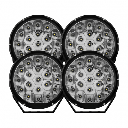 4-pak NIZLED R106DL, 7 tommer / 18 cm ekstralys, 106W i gruppen Ekstra lys hos BRL Electronics (SETR160DLX4)