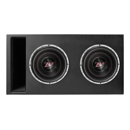 Portet 2x12 tommers basboks med 2 stk B2 RAGE 12D1 V4 i gruppen Nyheder hos BRL (SETRAGE12D1V4PKT2)