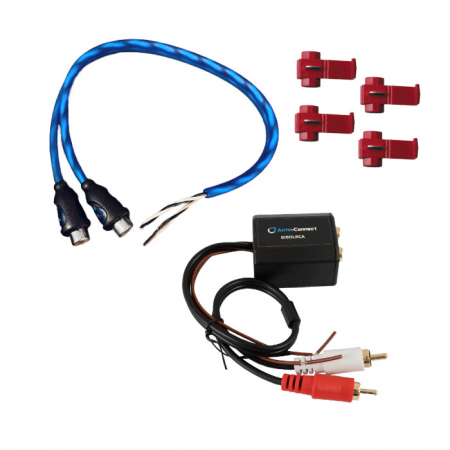 Lågnivåadapter för balanserad signal, t.ex. SAAB/BMW i gruppen Bilstereo / Hvad passer i min bil / BMW / BMW 5-serie / BMW E60/E61 2004-2011 / Øvrigt E60/E61 2004-2011 hos BRL Electronics (SETRCAPKT1)