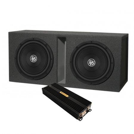 2-pack DLS RCW12.D2 i låda med Signature S1, baspaket i gruppen Pakkeløsninger / Pakker til bilen / Baspakke hos BRL Electronics (SETRCW12D2PKT14)