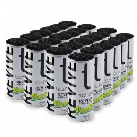 24-pak Tershine Revive - Pearify, energidrik i gruppen Bilstereo / Tilbehør / Merchandise hos BRL Electronics (SETREVIVEPEARIFYX24)