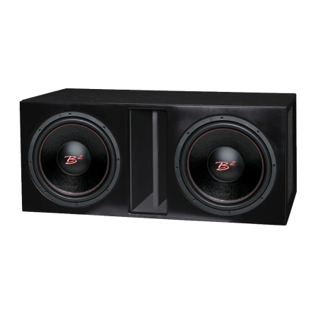 Portet 2x12 tommers basboks med 2 stk B2 RIOT 12 D4 V2 i gruppen Nyheder hos BRL (SETRIOT12D4PKT4)