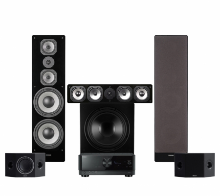 Yamaha RX-V6A & Dynavoice Challenger M-105 EX v.4 Facet 5.1 hjemmebiografpakke, sort i gruppen Pakkeløsninger / Pakker til hjemmet / Hjemmebiograf & Hjemmebiografpakker hos BRL Electronics (SETRXV6APKT14)