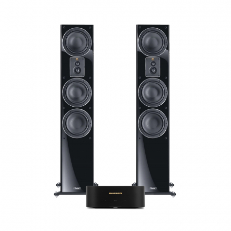 Marantz Model M1 & Magnat Signature 507 2.0 stereopakke, sort i gruppen Pakkeløsninger / Pakker til hjemmet / Stereopakker hos BRL (SETS507BPKT10)