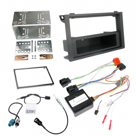 Installationskit 1/2-DIN till Saab 9-3 NG 2007-2015 (Premium 70-ljudpaket) i gruppen Bilstereo / Hvad passer i min bil / SAAB / 9-3 2008-2015 / 9-3 NG Facelift 2007-2015 / Skifte stereo 9-3 NG Facelift 2007-2015 hos BRL Electronics (SETSAAB93PKT10)