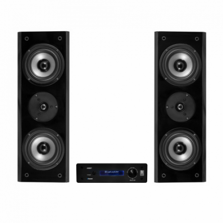 System One A50BT & System One SC155B, stereopaket i gruppen Pakkeløsninger / Pakker til hjemmet / Stereopakker hos BRL Electronics (SETSC155BPKT2)