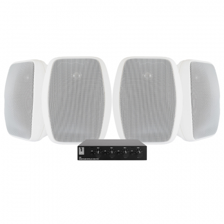 2 par System One OD570 & System One SC4B-högtalarväxel i gruppen Pakkeløsninger / Pakker til hjemmet / Multiroompakker hos BRL Electronics (SETSC4BPKT7)