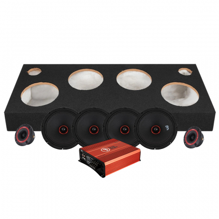 Bass Habit SPL Elite SE200M & SP25A i raggarplanka med slutsteg i gruppen Pakkeløsninger / Pakker til bilen / SPL-pakke hos BRL (SETSE200MPKT4)