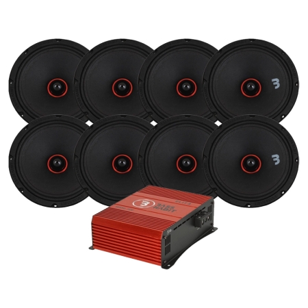 8-pack Bass Habit SE200M med SE850.2DF, SPL-pakke i gruppen Pakkeløsninger / Pakker til bilen / SPL Højttalerpakke hos BRL (SETSE200MPKT5)