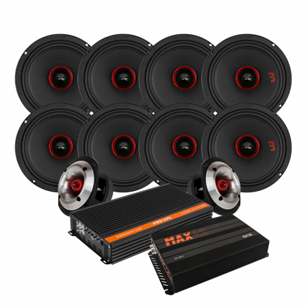 8-pack Bass Habit SE2200M med SE245T SPL-paket med steg, large i gruppen Pakkeløsninger / Pakker til bilen / SPL Højttalerpakke hos BRL (SETSE2200MPKT2)