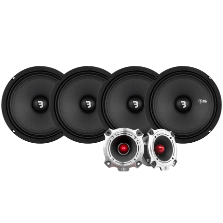 4-pack Bass Habit SP165M med SP25HT, SPL-pakke i gruppen Pakkeløsninger / Pakker til bilen / SPL Højttalerpakke hos BRL (SETSP165MPKT7)