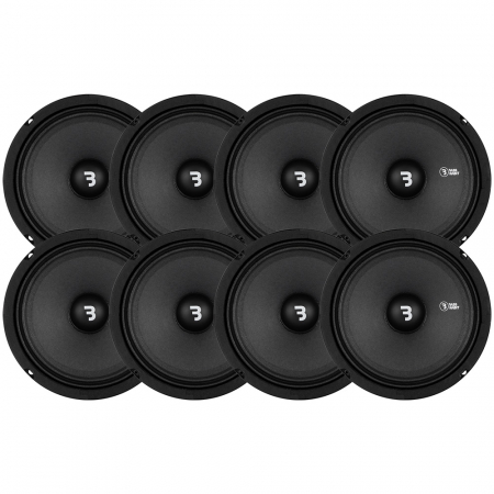 8-pak Bass Habit SP165M 6.5 tommer midbas i gruppen Bilstereo / Bilhøjttalere / Bas-/Mellemtoner / Midbas UDSALG hos BRL Electronics (SETSP165MX8)