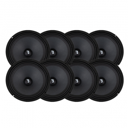 8-pak Bass Habit Play SP200M, 8tommer midbass i gruppen Bilstereo / Bilhøjttalere / Bas-/Mellemtoner / Midbas UDSALG hos BRL Electronics (SETSP200MPKT2)