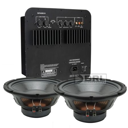 2st Dayton Audio DCS305-4 & Dayton Audio SPA500 i gruppen Hjemmestereo / Byg selv / Byggesæt hos BRL Electronics (SETSPA5002DCS3054)