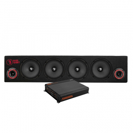 Bass Habit SPL64 & GAS MAD A2-85.2, raggarpakke i gruppen Pakkeløsninger / Pakker til bilen / SPL-pakke hos BRL Electronics (SETSPL64PKT10)