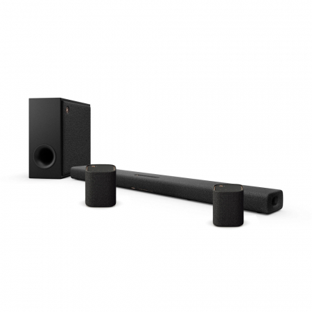 Yamaha True X Bar 50A Dolby Atmos soundbar-pakke, grafitgrå i gruppen Hjemmestereo / Højttalere / Soundbars hos BRL Electronics (SETSRX50APKT2)