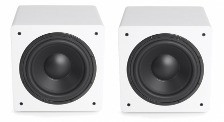 Dynavoice Challenger Sub 10 EX aktiv subwoofer, vit 2-pack i gruppen Hjemmestereo / Højttalere / Subwoofere hos BRL Electronics (SETSUB10EXPKT2)