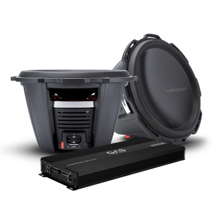 2st Rockford Fosgate Power T1D415 + GAS Competition 3500.1D G2 i gruppen Pakkeløsninger / Pakker til bilen / Baspakke hos BRL Electronics (SETT1D415PKT1)