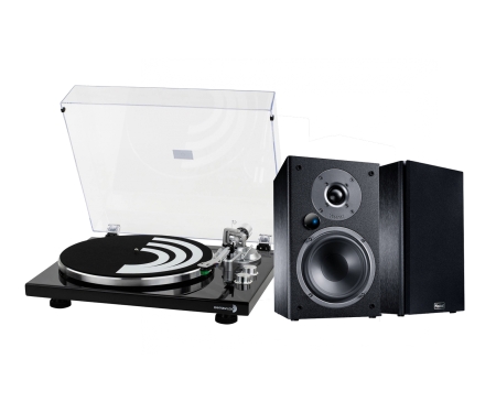 Dayton Audio TT-1BTB med Magnat Monitor Reference 2A, vinylpakke i gruppen Pakkeløsninger / Pakker til hjemmet / Stereopakker hos BRL (SETTT1BTPKT1)