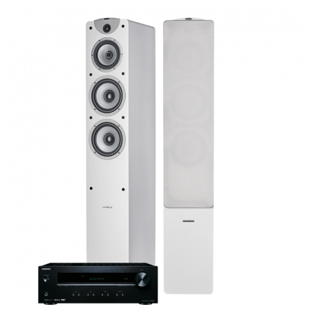 Onkyo TX-8220 & Dynavoice Magic F-7, 2.0 stereopakke i gruppen Pakkeløsninger / Pakker til hjemmet / Stereopakker hos BRL Electronics (SETTX8220PKT4)