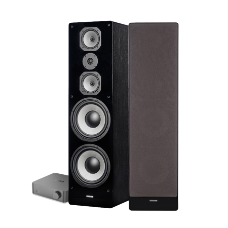 WiiM Vibelink Amp & Dynavoice Challenger M-105 EX v4, stereosæt i gruppen Pakkeløsninger / Pakker til hjemmet / Stereopakker hos BRL (SETVIBELINKAMPPKT2)