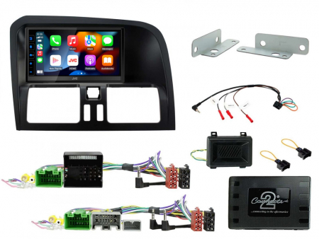Installationspaket Volvo XC60 2008-2017 & JVC KW-M785DBW, High Performance i gruppen Bilstereo / Hvad passer i min bil / Volvo / Volvo XC60 / Volvo XC60 2008-2017 / Skifte stereo XC60 2008-2017 hos BRL Electronics (SETVOLVOPKT15)