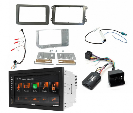 Installationssæt Volkswagen 2-DIN & GAS MAX MV240-BT i gruppen Bilstereo / Hvad passer i min bil / Volkswagen / Transporter / Transporter T5.1 2010-2015 / Skift stereo Transporter T5.1 2010-2015 hos BRL Electronics (SETVWPKT2)