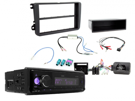 Installationskit Volkswagen 1-DIN & GAS MAX M140-BTX i gruppen Bilstereo / Hvad passer i min bil / Volkswagen / Transporter / Transporter T5.1 2010-2015 / Skift stereo Transporter T5.1 2010-2015 hos BRL Electronics (SETVWPKT3)