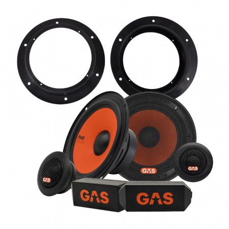 GAS MAD K1, forhjulssystem til VW/Skoda/Audi i gruppen Bilstereo / Hvad passer i min bil / Volkswagen / Transporter / Transporter T6 2015-2020 / Skifte højttalere Transporter T6 2015-2020 hos BRL Electronics (SETVWPKT31)