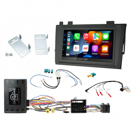 Installationskit 2-DIN Volkswagen T6.1 (MIB-PQ) & JVC KW-M785DBW i gruppen Bilstereo / Hvad passer i min bil / Volkswagen / Transporter / Transporter T6.1 2020-2024 / Byta stereo Transporter T6.1 2020-2024 hos BRL Electronics (SETVWT6PKT5)