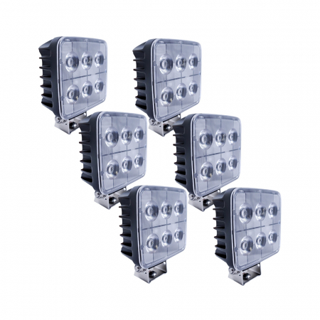 6-pack NIZLED W36RF Arbetsbelysning 36W (4200 lumen), arbetsljuspaket i gruppen Arbejdsbelysning hos BRL Electronics (SETW36RFX6)