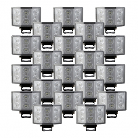20-pack NIZLED W60 Vinklad arbetsbelysning 60W (5600 lumen), arbetsljuspaket i gruppen Arbejdsbelysning hos BRL Electronics (SETW60RFAX20)