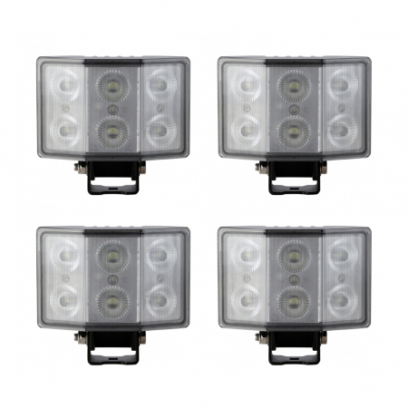 4-pack NIZLED W60 Vinklad arbetsbelysning 60W (5600 lumen), arbetsljuspaket i gruppen Arbejdsbelysning hos BRL Electronics (SETW60RFAX4)