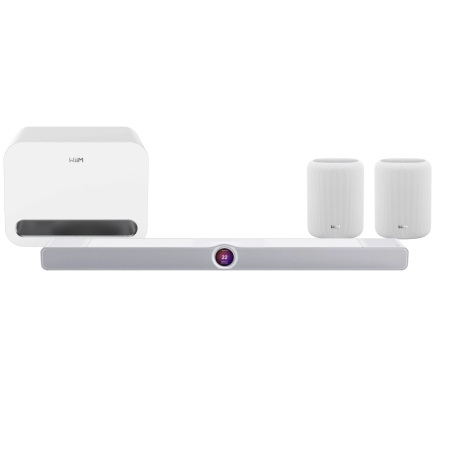WiiM Bar surroundpakke med WiiM Sub Pro og Sound Lite, hvid i gruppen Pakkeløsninger / Pakker til hjemmet / Hjemmebiograf & Hjemmebiografpakker hos BRL (SETWIIMBARPKT4)