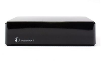 Pro-Ject Optical Box E Phono, RIAA-steg med optisk ut, svart