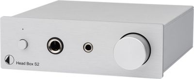 Pro-Ject Head Box S2, sølvfarvet hovedtelefonforstærker