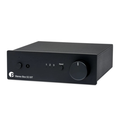Pro-Ject Stereo Box S3 BT, integreret stereoforstærker, sort