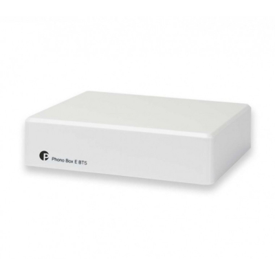 Pro-Ject Phono Box E BT5, RIAA-forstærker med Bluetooth, hvid