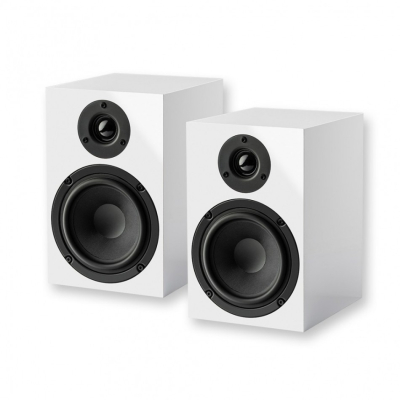 Pro-Ject Speaker Box 5 E, reolhøjttalere, par, hvid