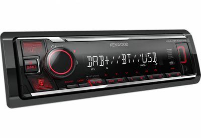 Kenwood KDC-BT408DAB, bilstereo med Bluetooth, kort chassi & DAB+