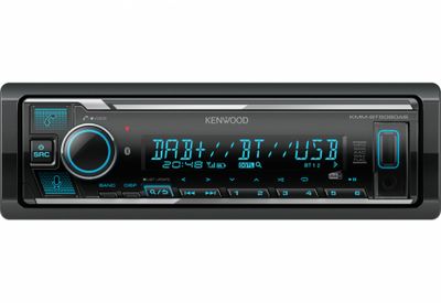 Kenwood KMM-BT508DAB, bilstereo med Bluetooth, DAB+ och 2 par lågnivå