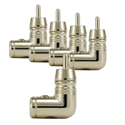 Planet Waves lödfria vinklade RCA-kontakter, 5-pack