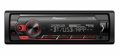 Pioneer MVH-S420BT, bilstereo med Bluetooth, AUX och USB