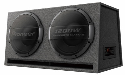 Pioneer TS-WX1220AH, aktiv portet 2x12 tommer basboks 600W RMS