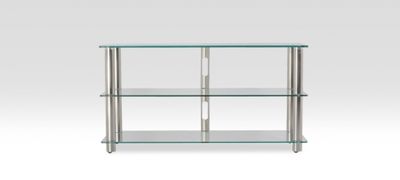 Norstone Epur 3, TV-möbel med klara glashyllor