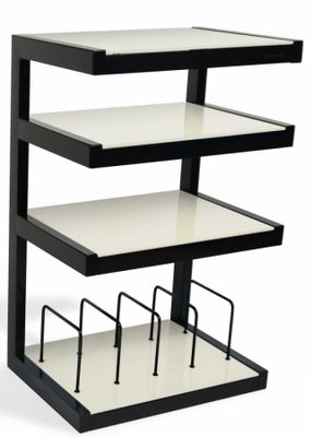 Norstone Esse Hifi Vinyl, vit stereobänk