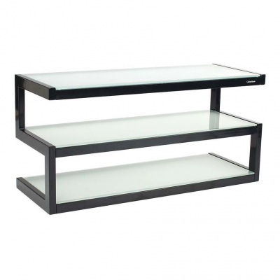 Norstone Esse AV Mediebænk, Satin Sort / Frostet