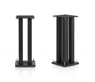 Norstone Stylum Square, mattsvart högtalarstativ