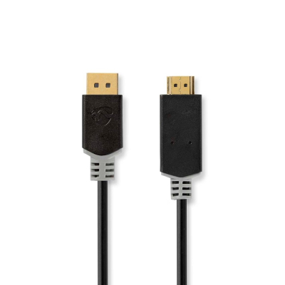 Nedis DisplayPort til HDMI-kabel, 2 meter