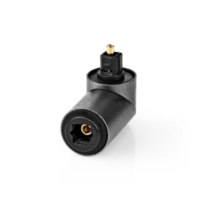 Nedis vinklet TosLink-adapter, han–hun, 90°